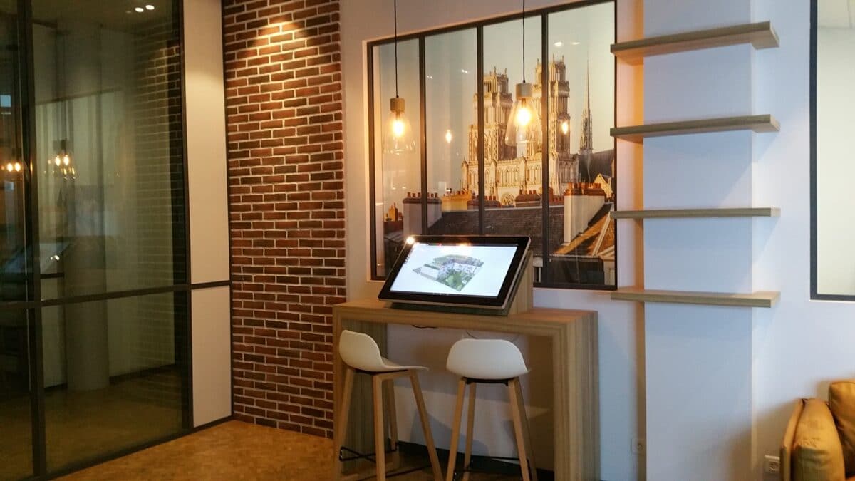 Un espace showroom
